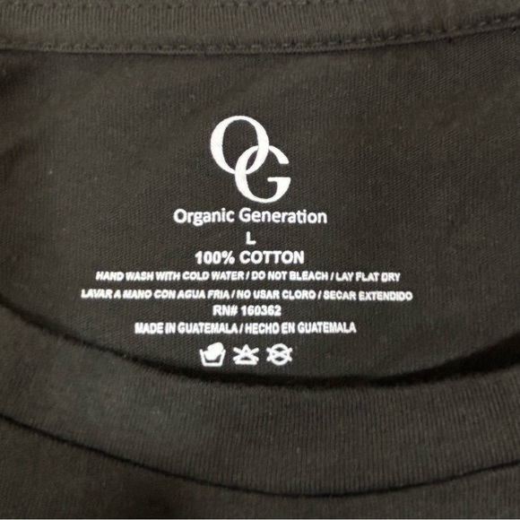 Organic Generation Graphic Tee Black Motorcycle NYC Graphic Shirt L - Picture 2 of 10